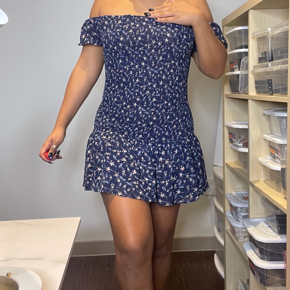 floral mini dress